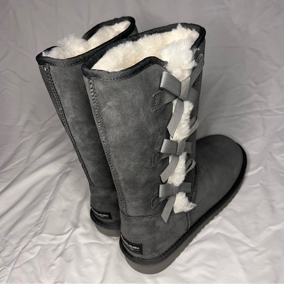 Koolaburra By Ugg Victoria Tall Boot in Stone Grey Size 12 - Picture 3 of 15